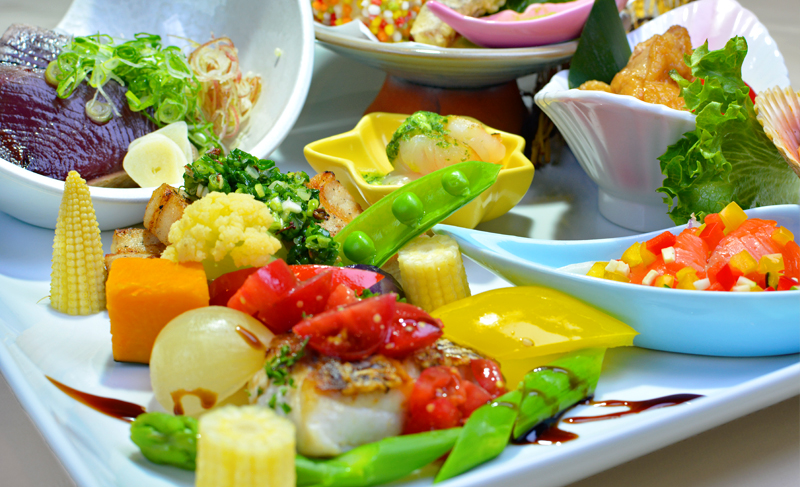 写真：モダン皿鉢料理